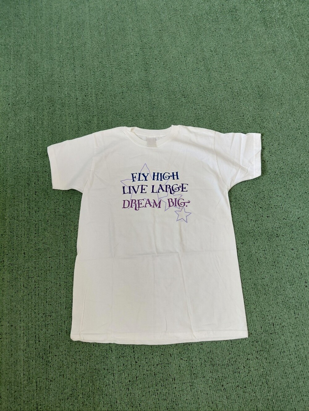 VINTAGE 2005 Unisex Fly High Live Large Dream Big T Shirt Size S/M